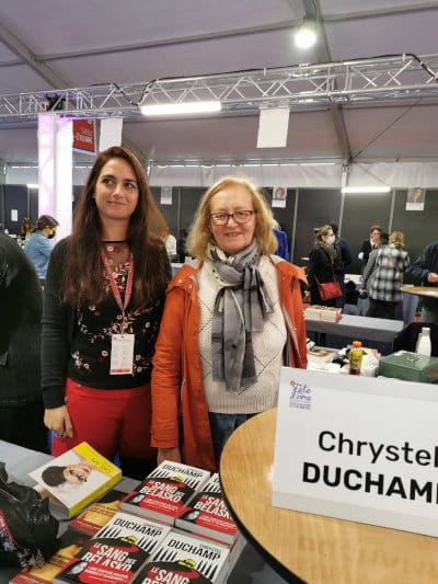 Chrystel Duchamp à la fête du livre de Saint-Étienne