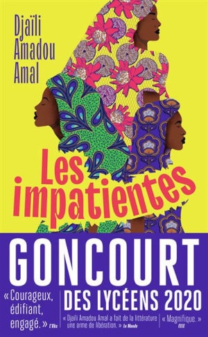 Couverture du livre de Djaïli Amadou Amal au premier plan, Les impatientes