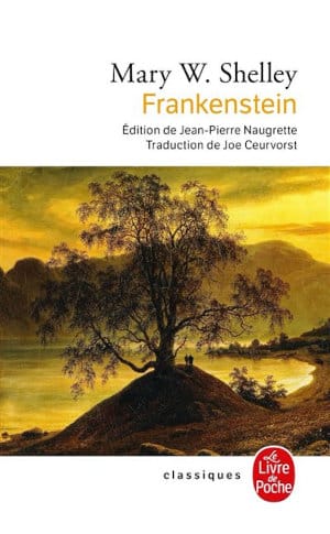 Couverture du livre de Mary Shelley, Frankenstein ou le Prométhée moderne