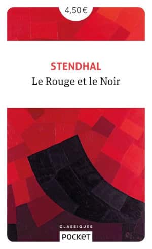 Couverture du livre de Stendhal, Le Rouge et le Noir