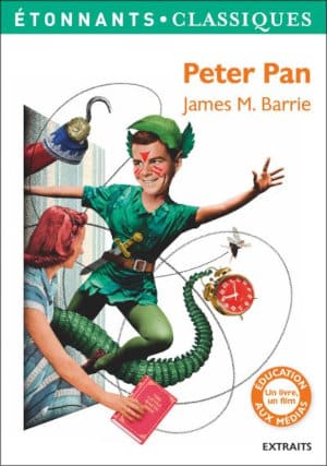Couverture du livre de JM Barrie Peter Pan