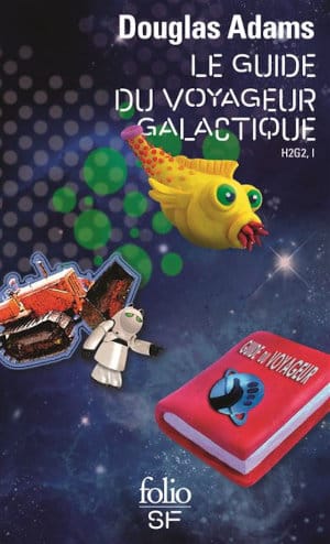 Couverture du livre de Douglas Adams, Le guide du voyageur galactique