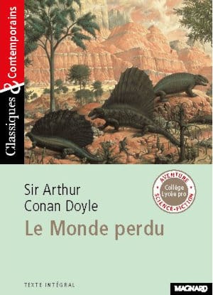 Couverture du livre d'Arthur Conan Doyle, Le monde perdu.