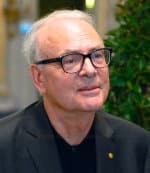 Patrick Modiano à Stockholm en 2014