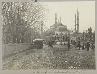 Carte postale d'une mosquée à Istanbul