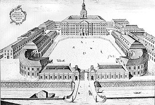 Le palais de Christiansborg - gravure