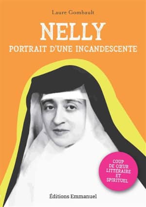 Couverture du livre de Laure Gombault, Nelly, portrait d'une incandescente