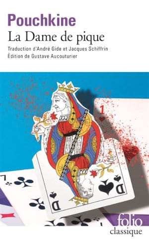 Couverture du livre de Pouchkine, La dame de pique