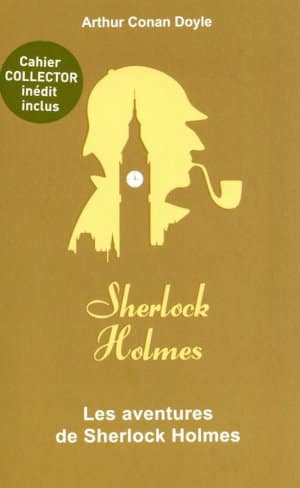 Couverture du recueil de nouvelles de Conan Doyle, Les aventures de Sherlock Holmes