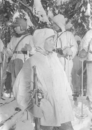 Simo Häyhä à Kollaa le17 Février 1940