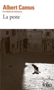Couverture du livre d'Albert Camus, La peste