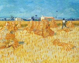 Moisson en Provence Van Gogh