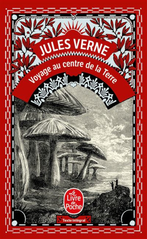 Couverture du livre de Jules Verne, Voyage au centre de la terre