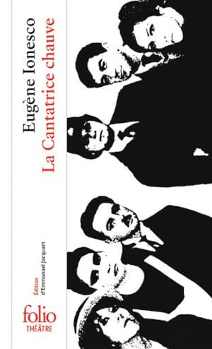 Couverture du livre d'Eugène Ionesco, La cantatrice chauve