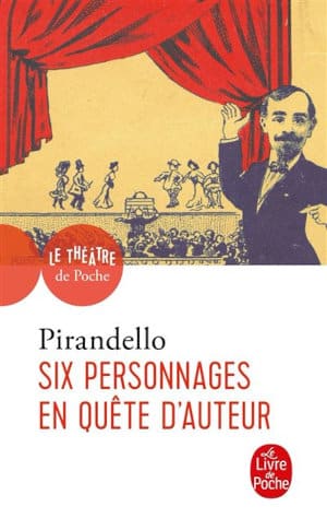 Couverture du livre de Luigi Pirandello, Six personnages en quête d'auteur