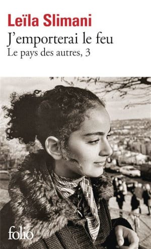 Couverture du livre de poche de Leïla Slimani, J'emporterai le feu.
