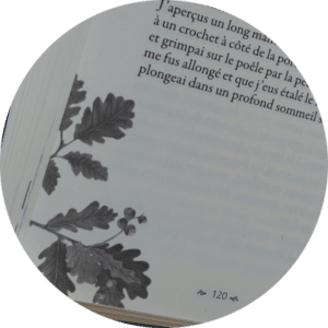 Image d'une page du livre avec herbier