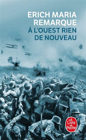 Couverture du livre d'Erich Maria Remarque, A l'ouest, rien de nouveau
