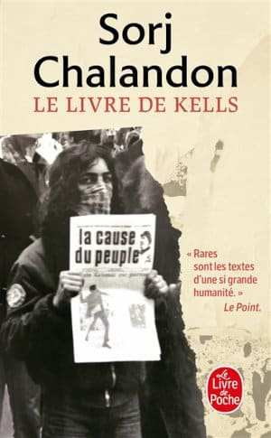 Couverture du livre de poche de Sorj Chalandon, Le livre de Kells